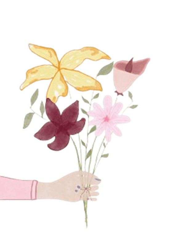 Selección y personalización de ramo